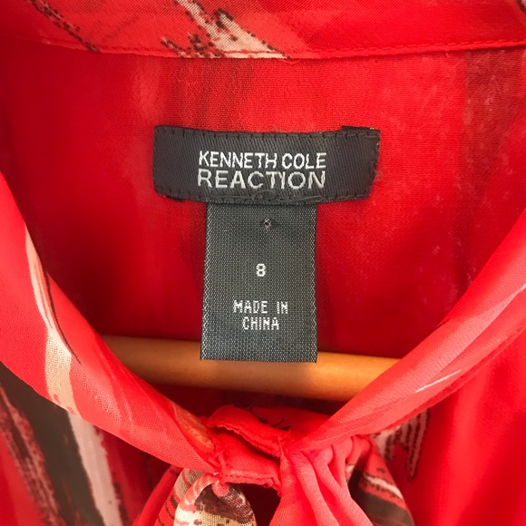 Kenneth Cole Reaction • Sheer Blouse - Picture 2 of 5